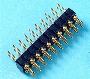 2.00mm双排圆针插座