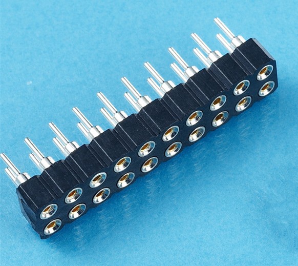 2.00mm双排圆孔插座